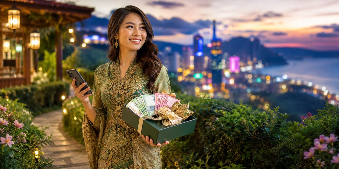 Suasana bermain kasino mudah alih semasa perayaan Hari Raya di Malaysia
